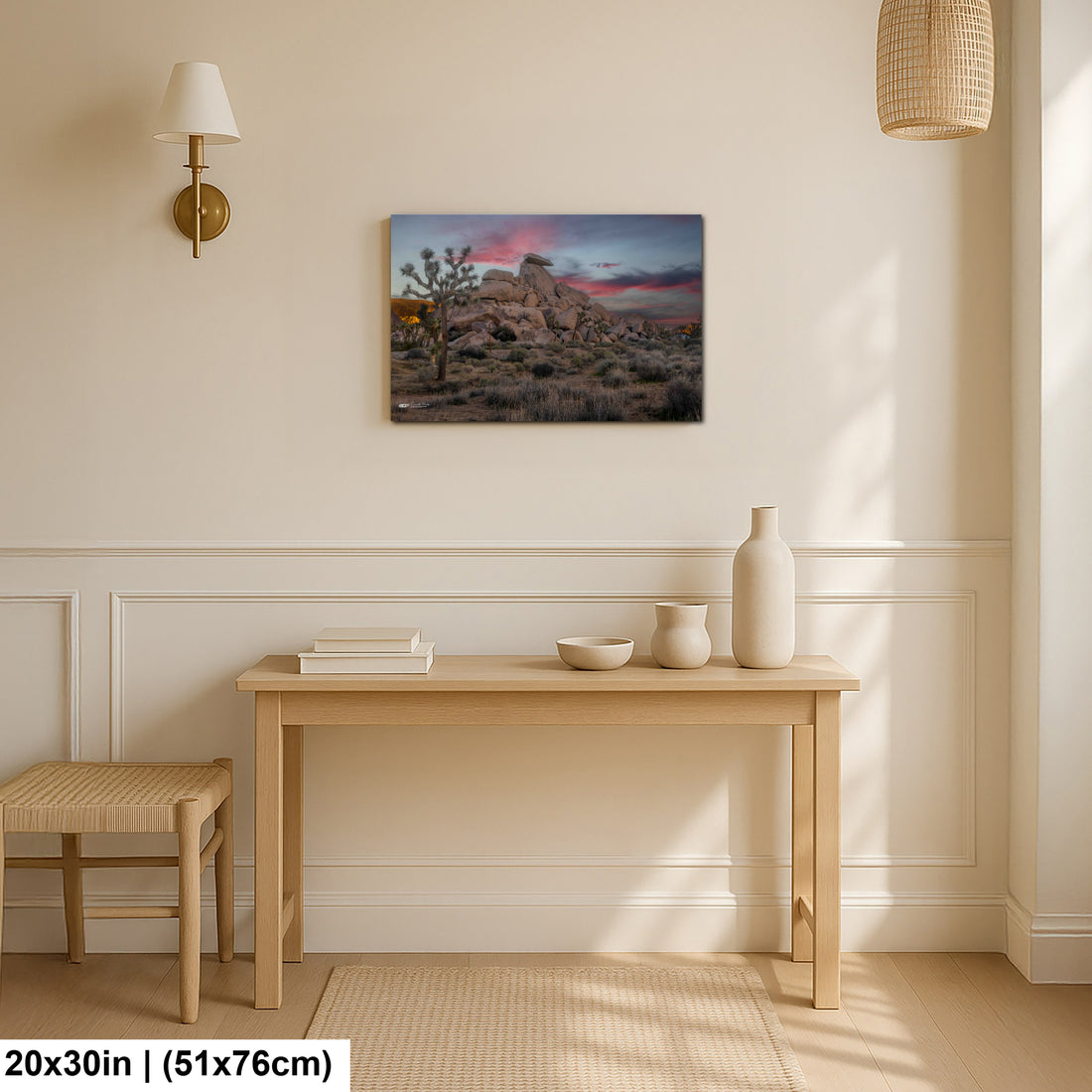 Cap Rock, Joshua Tree National Park  at sunset