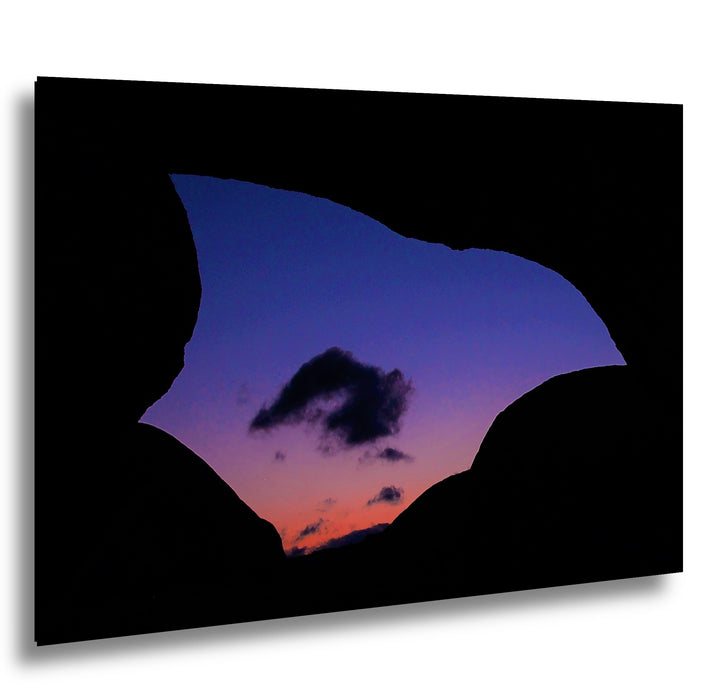 Silhouette of Arch Rock  in Joshua Tree National Park