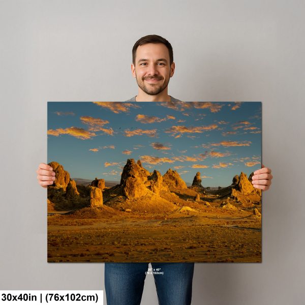 Trona Pinnacles at Sunset, Trona, CA