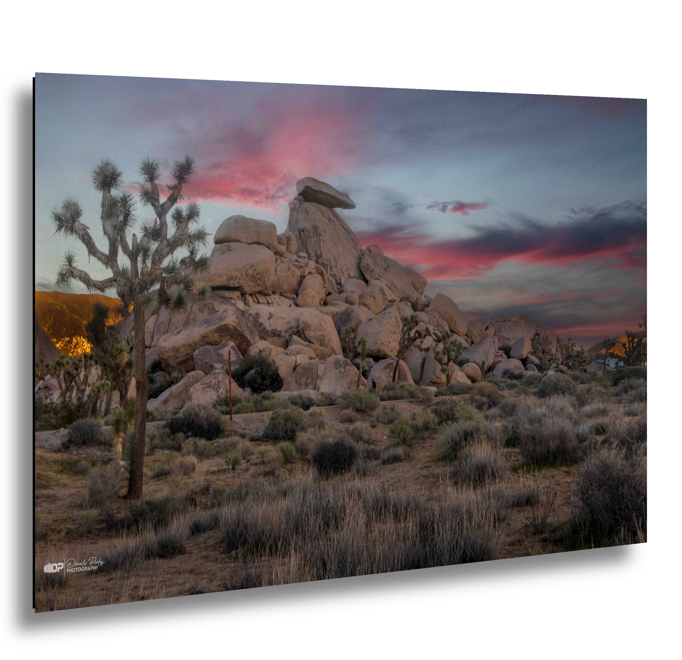 Cap Rock at Sunset, Joshua Tree National Park