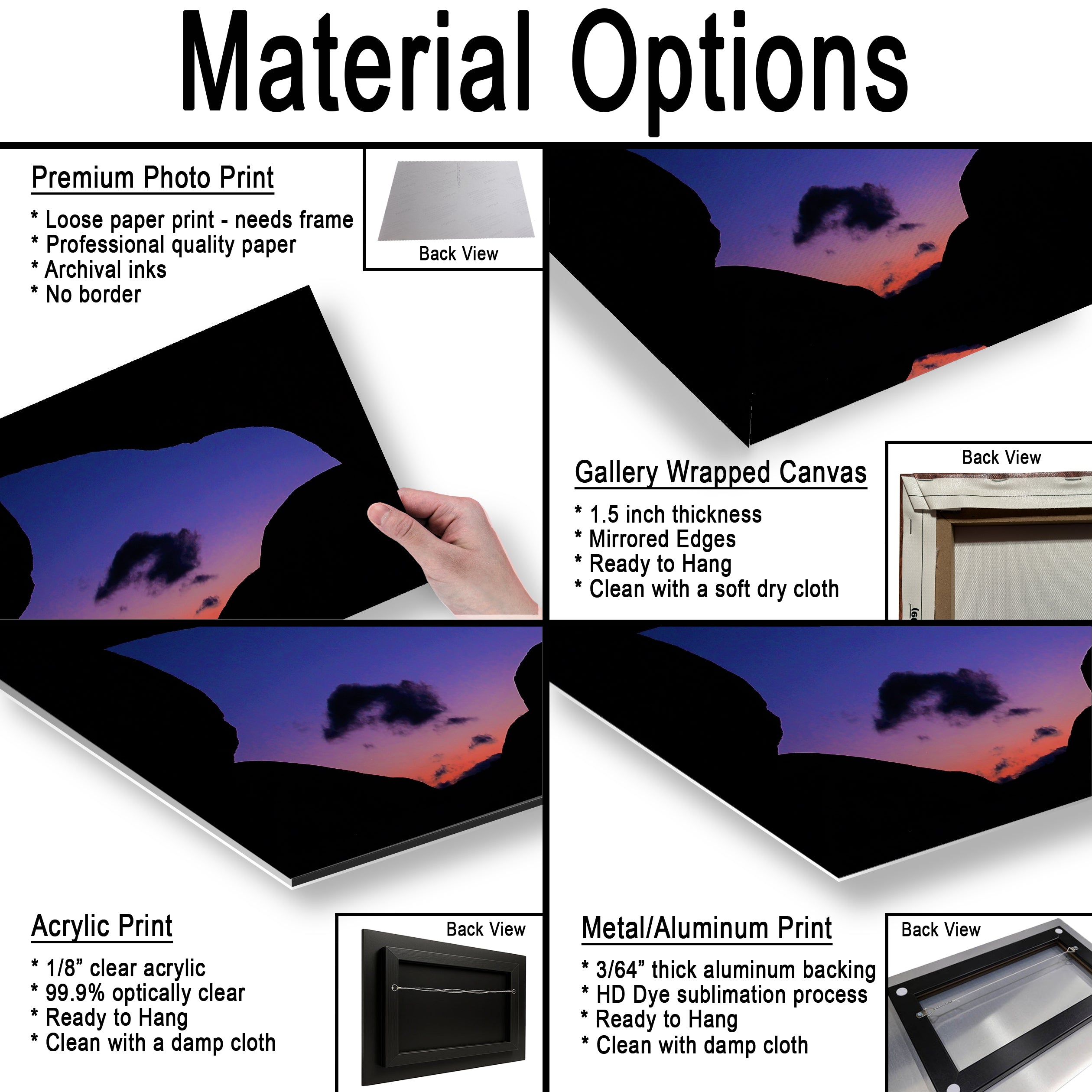Silhouette of Arch Rock  in Joshua Tree National Park