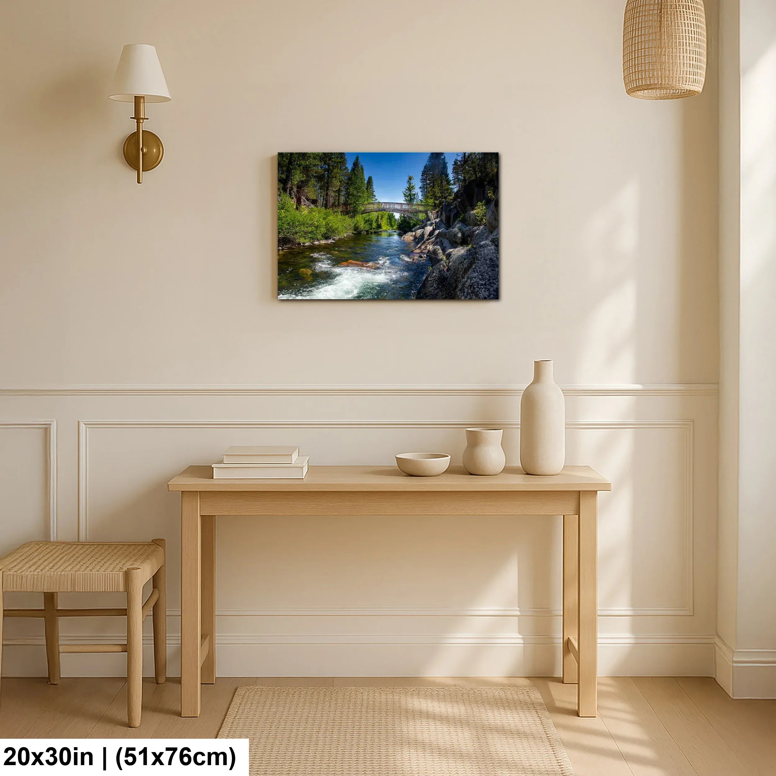Bridge over the San Joaquin River in Devils Postpile National Monument - Donald Purdey Photography