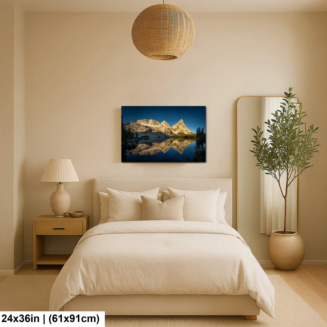 Youngs Lake and Ragged Peak