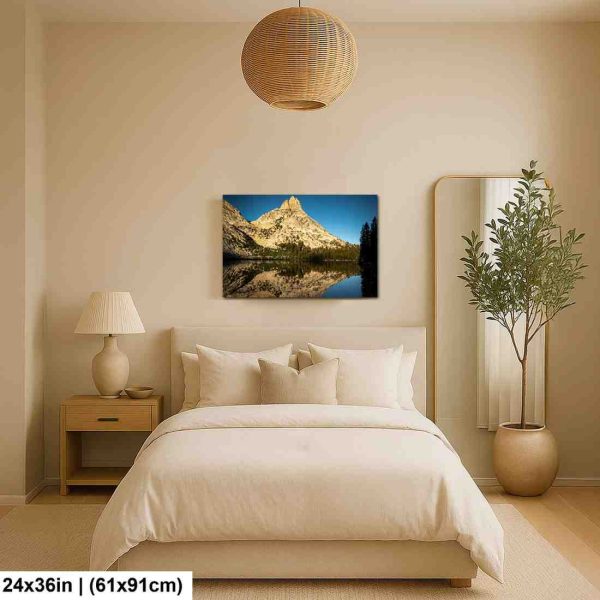 Ragged Peak above Youngs Lake, Yosemite, CA