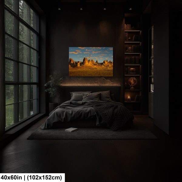 Trona Pinnacles at Sunset, Trona, CA