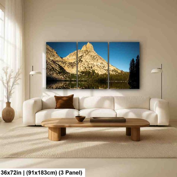 Ragged Peak above Youngs Lake, Yosemite, CA