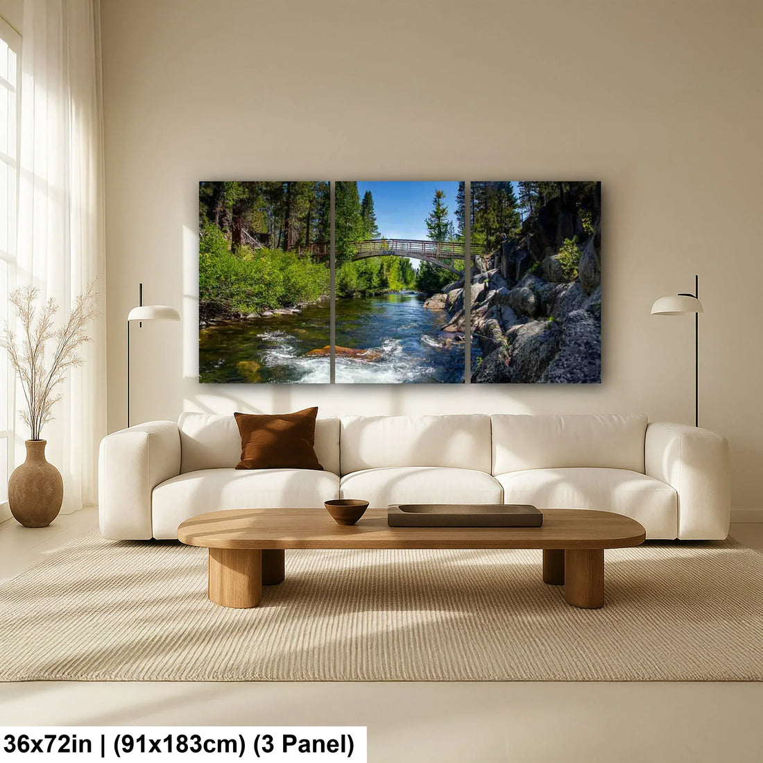 Bridge over the San Joaquin River in Devils Postpile National Monument - Donald Purdey Photography