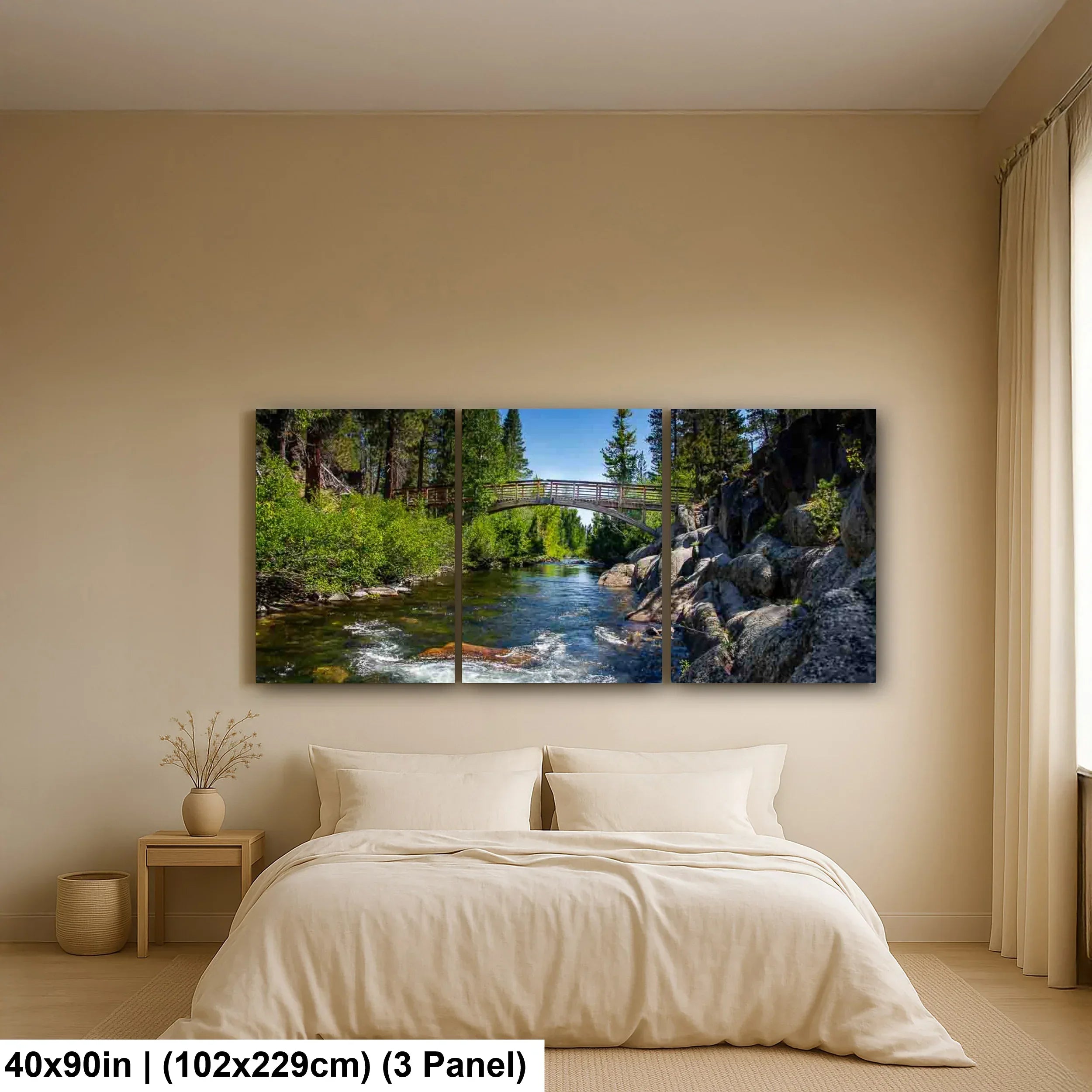 Bridge over the San Joaquin River in Devils Postpile National Monument - Donald Purdey Photography