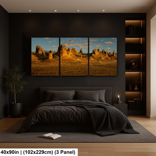 Trona Pinnacles at Sunset, Trona, CA